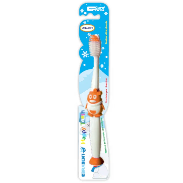 Happy Teeth CuraDent Cerdas Extra Suaves Colores Surtidos