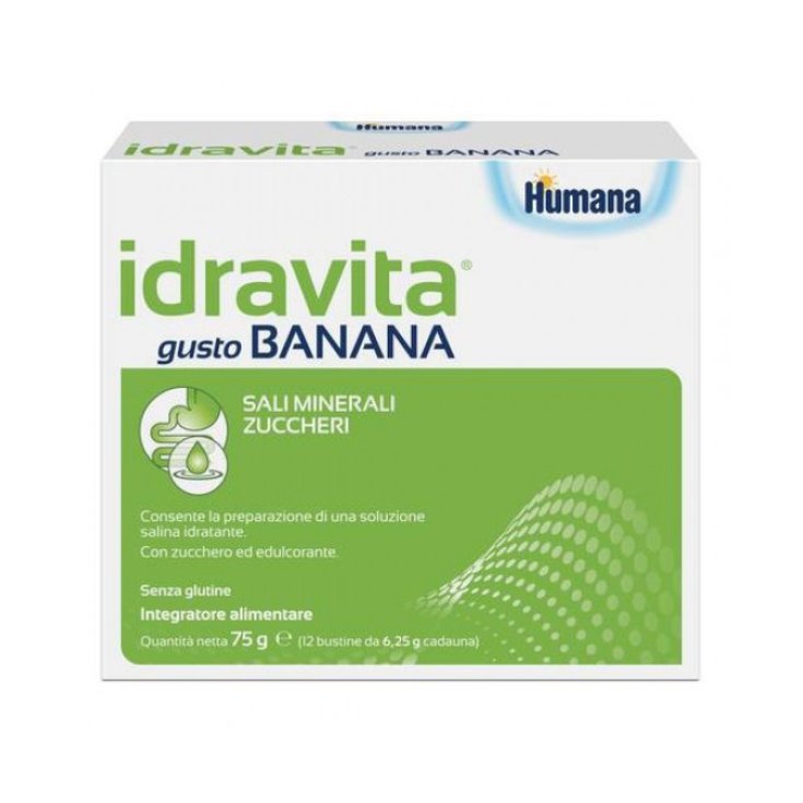 Idravita Humana 12 Sobres Sabor Plátano