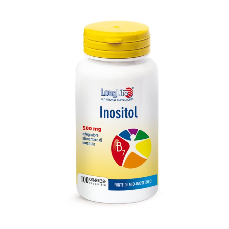 Inositol 500mg LongLife 100 Comprimidos recubiertos