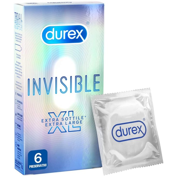 Invisible Xl Durex 6 Preservativos