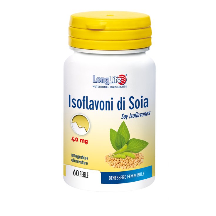 Isoflavonas de Soja 40mg LongLife 60 Perlas