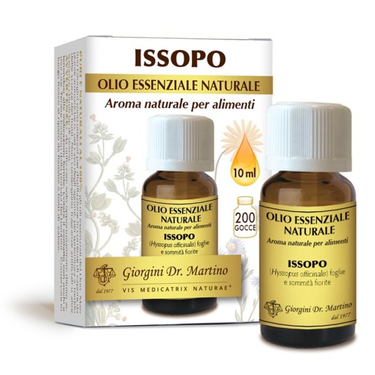 Aceite Esencial Natural Hisopo Dr. Giorgini 10ml