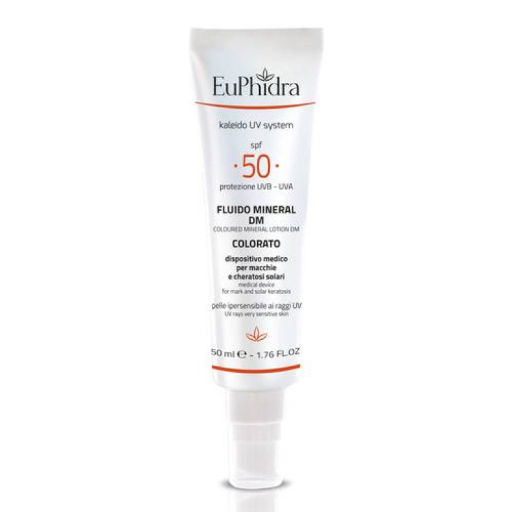 Kaleido Uv System Fluido Mineral Dmm Coloreado Spf50 EuPhidra 50ml