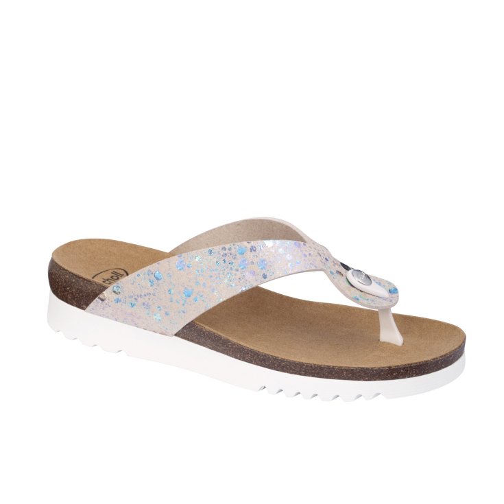 Kenna Scholl® Chanclas Mujer Bioprint® Blanco Talla 38