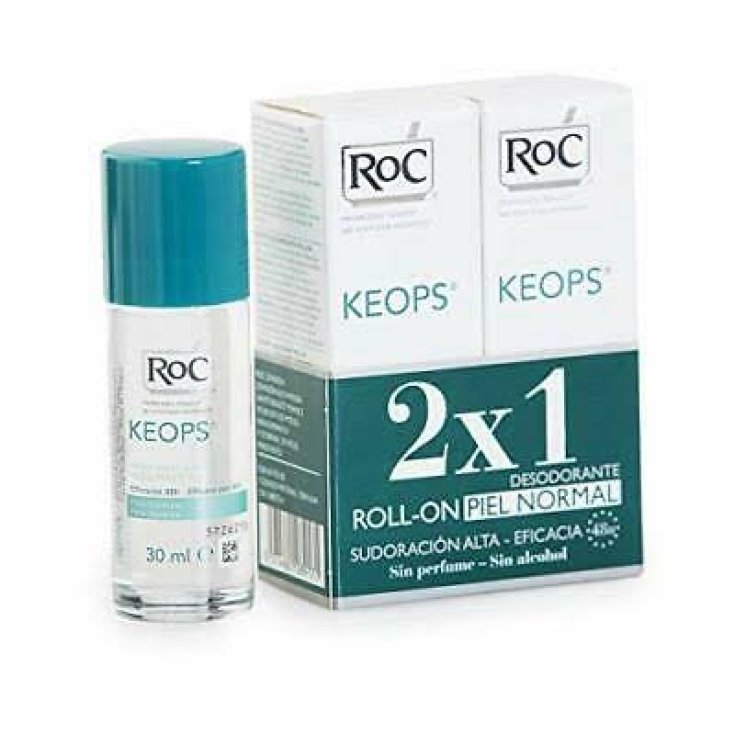 KEOPS Desodorante Roll-On Piel Normal RoC 2x30ml