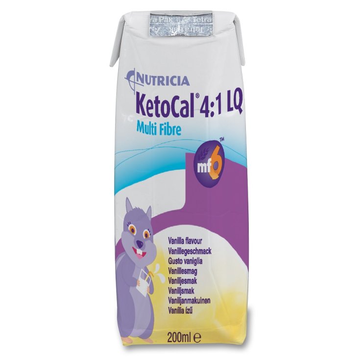 Ketocal 4: 1 Lq Multi Fibra Sabor Vainilla Nutricia 200ml