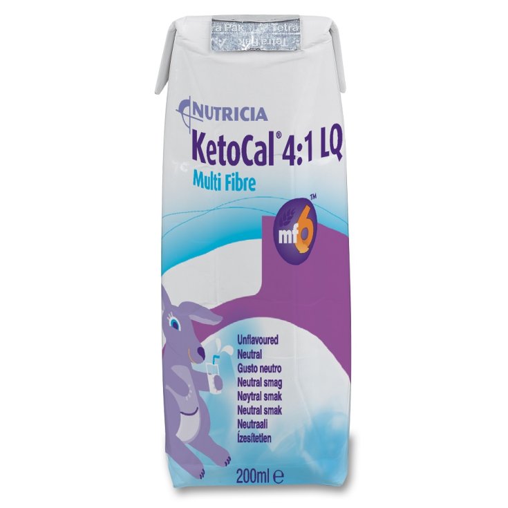 Ketocal 4: 1 Lq Multi Fibra Sabor Neutro Nutricia 32x200ml