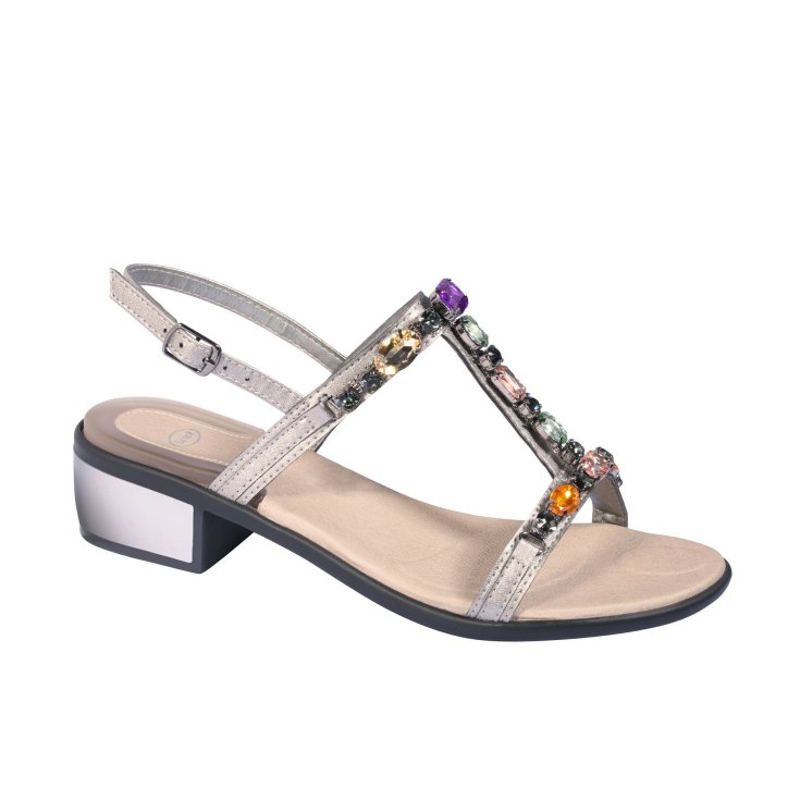 Sandalia Mujer Klio 2.0 Scholl® Gelactiv® Gris Talla 40