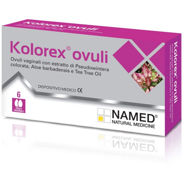 Óvulos de Kolorex nombrados 6 óvulos