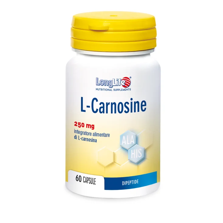 L-Carnosina 250mg LongLife 60 Cápsulas