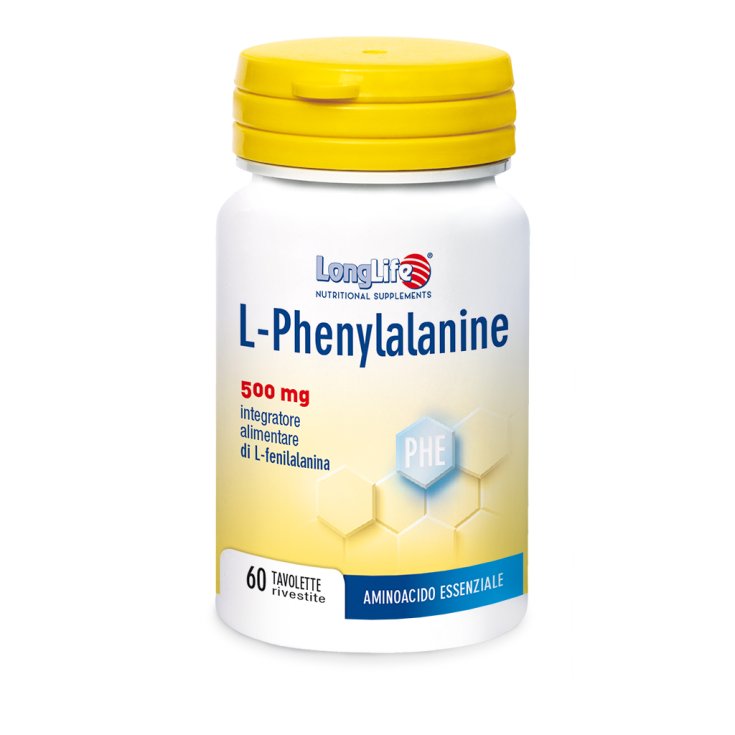 L-Fenilalanina 500mg LongLife 60 Comprimidos