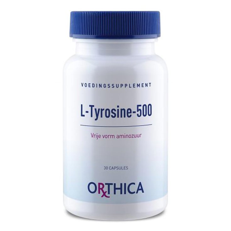 L-Tirosina 500mg Orthica 30 Cápsulas