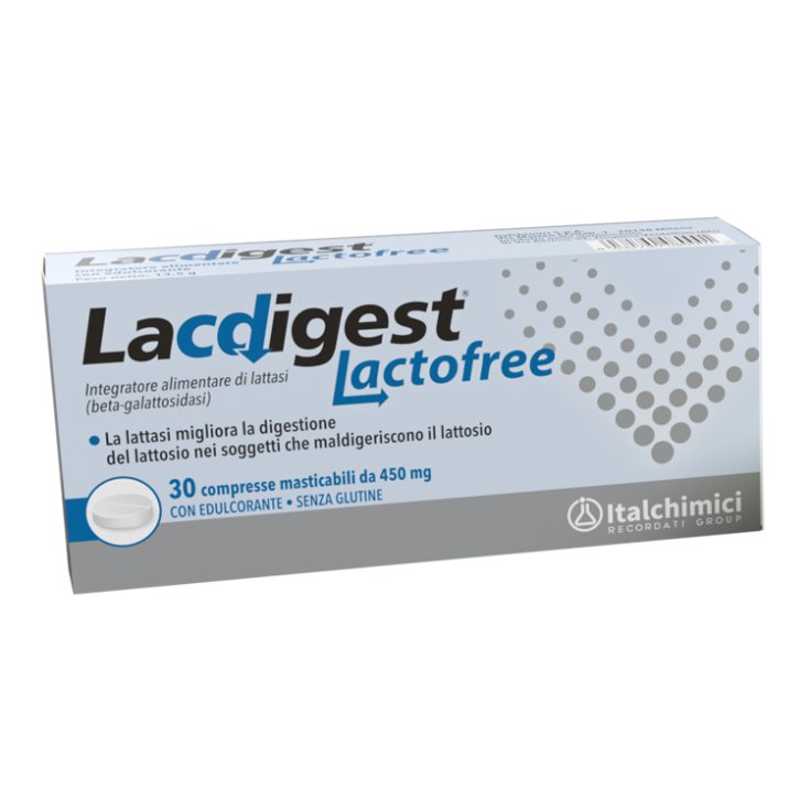 Lacdigest Lactofree Italchimici 30 Comprimidos