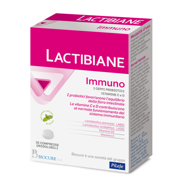 Lactibiane Immuno Biocure 30 Comprimidos