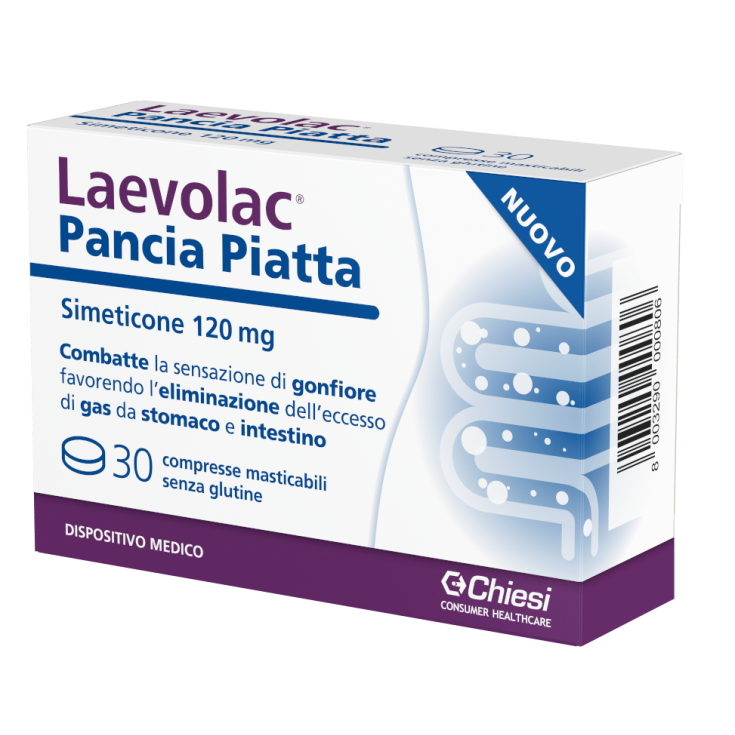 Laevolac® Vientre Plano Chiesi 30 Comprimidos Masticables