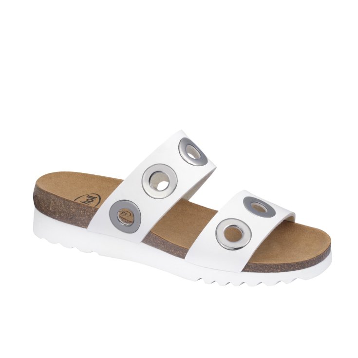 Lara Scholl® Sandalia Mujer Bioprint® Blanco Talla 41