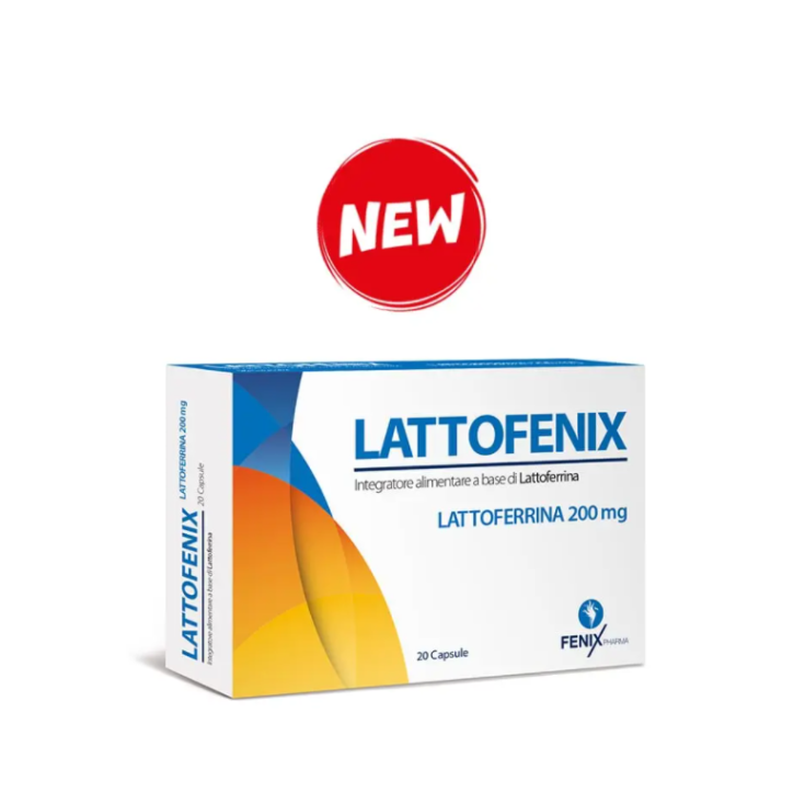 LATTOFENIX Lactoferrina 200 mg FENIXPHARMA 20 Cápsulas