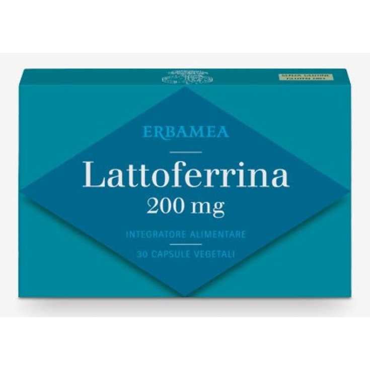 Lactoferrina 200mg Erbamea 20 Cápsulas Vegetarianas