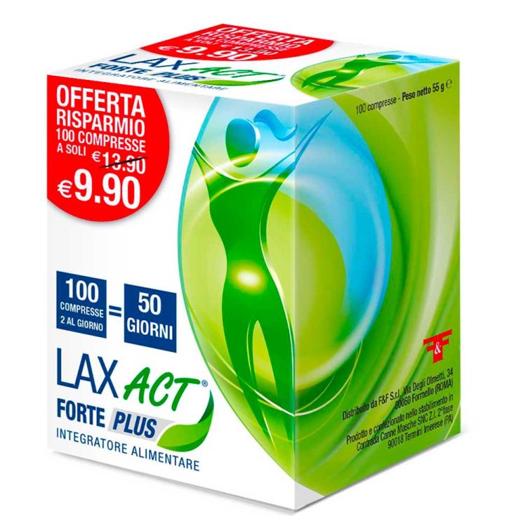 Lax Act Forte Plus F&F 100 Comprimidos