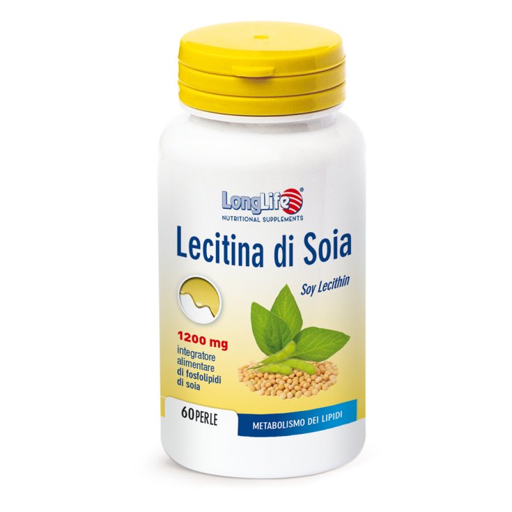 Lecitina de Soja 1200mg LongLife 60 Perlas