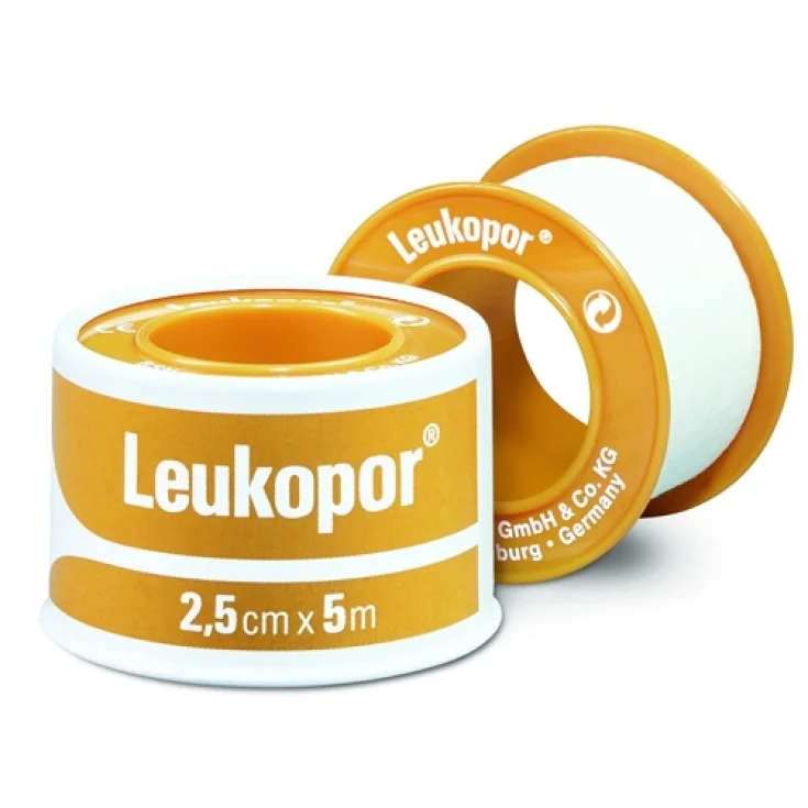 Leukopor BSN Parche Desechable 5mx2,5cm