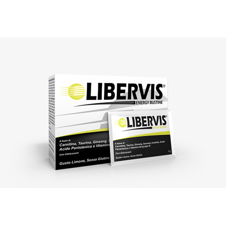 Libervis® Energy ShedirPharma® Sabor Limón 20 Sobres