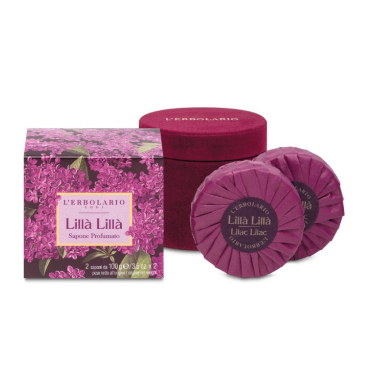 Jabón Perfumado Lila Lila L'Erbolario 2 Jabones