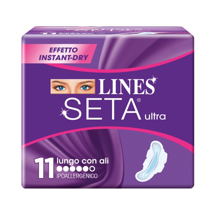 LÍNEAS SETA Ultra Largas con 11 Alas Absorbentes