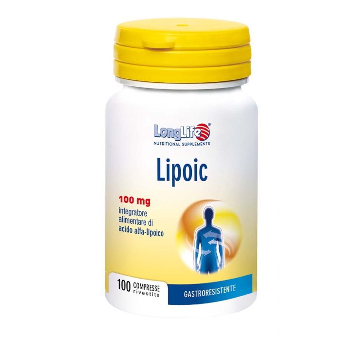 Lipoic 100mg LongLIfe 100 Comprimidos recubiertos