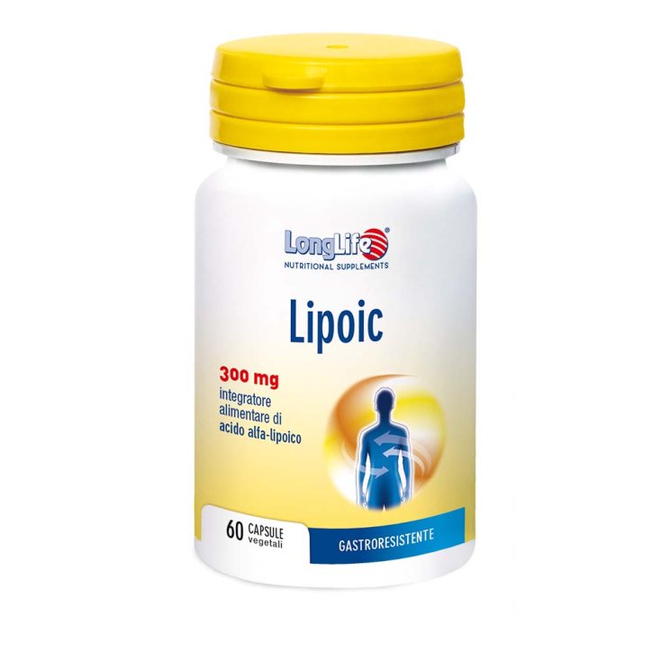 Lipoic 300mg LongLife 60 Cápsulas Vegetarianas