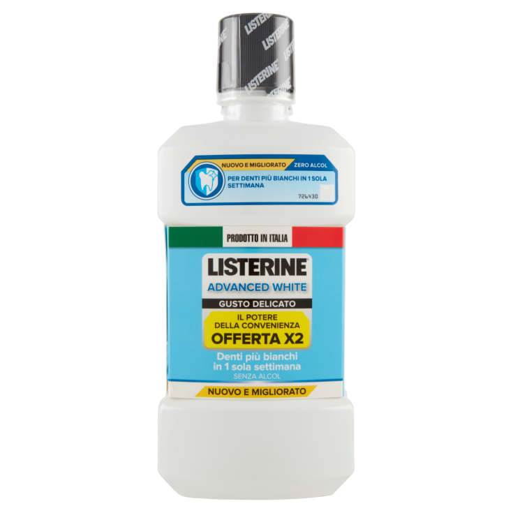 Listerine® Advanced White Sabor Delicado 2x500ml