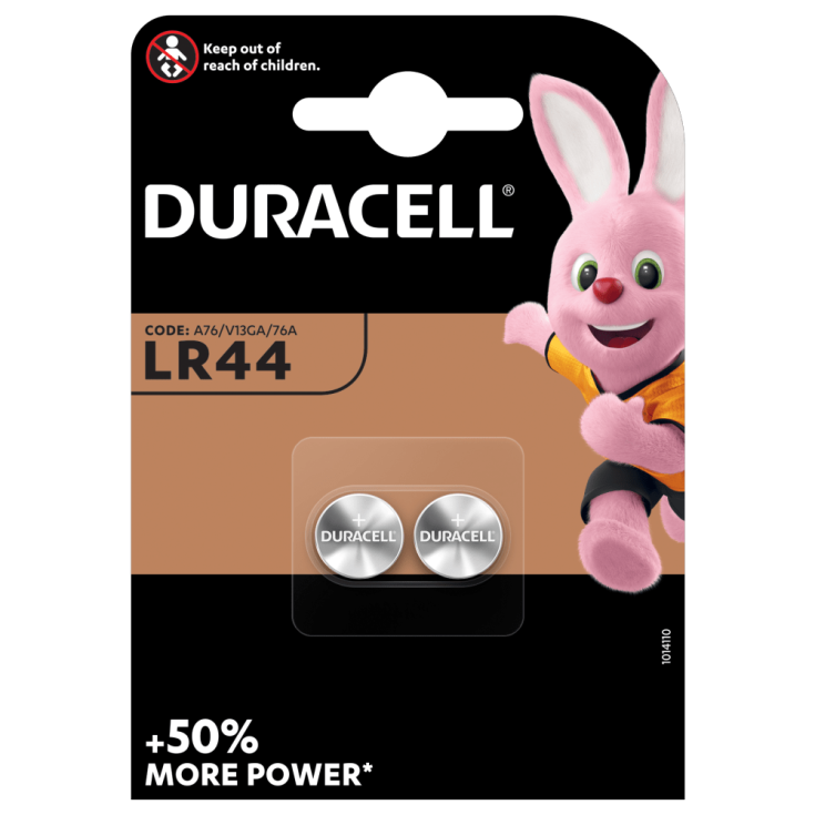 Lr44 Duracell 2 Piezas