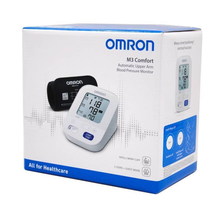 Omron M3 Comfort Monitor automático de presión arterial en la parte superior del brazo