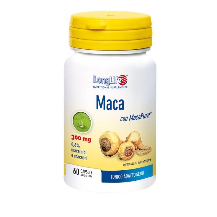 Maca 300mg LongLife 60 Cápsulas Vegetarianas