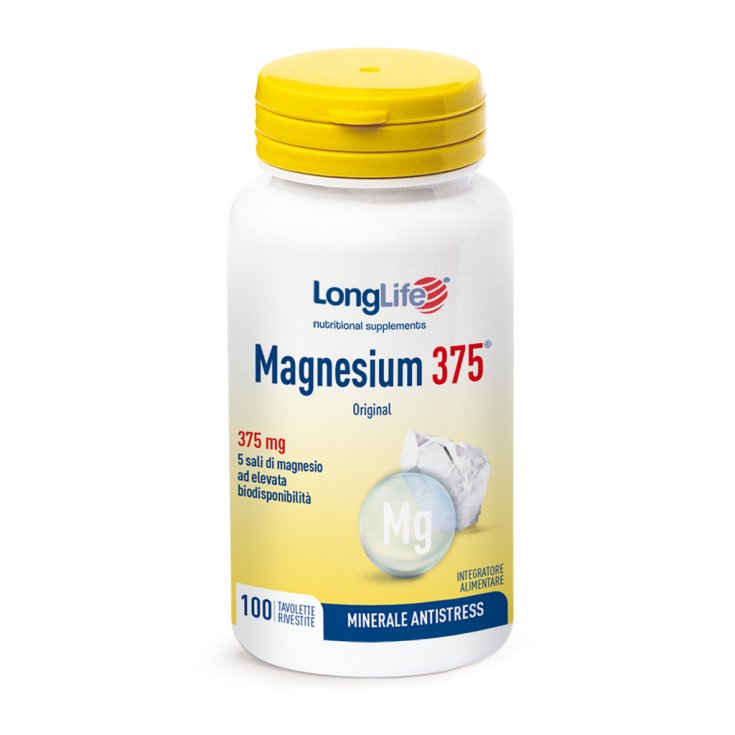 Magnesio 375mg LongLife 100 Comprimidos recubiertos