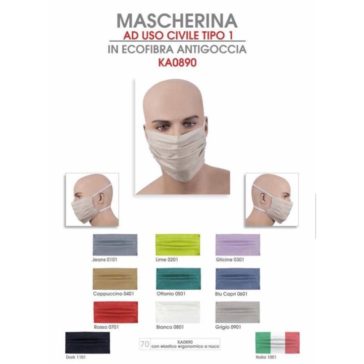 Máscara KA0890 Color Rojo 1 Pieza