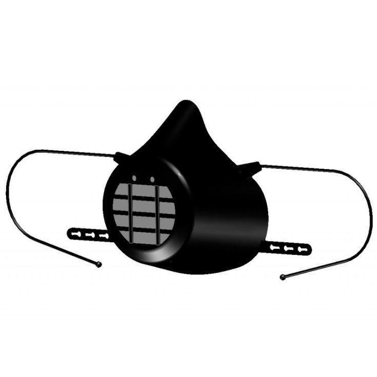 Máscara de Protección en Color TNT Negro + 5 Filtros