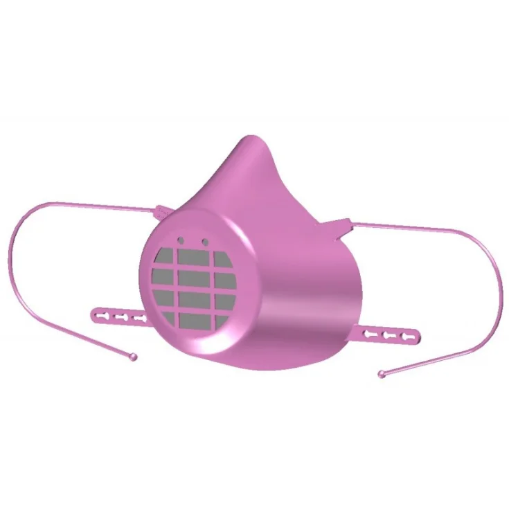Mascarilla De Protección En Color Rosa TNT + 5 Filtros