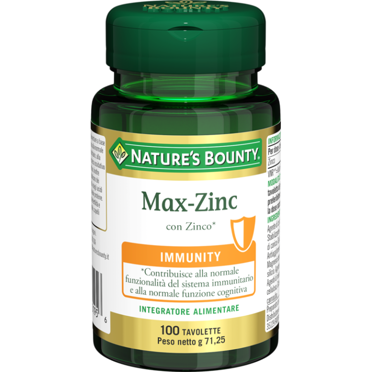 Max-Zinc Nature'S Bounty 100 tabletas