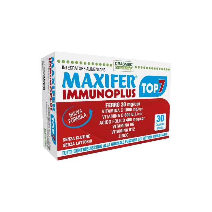 Maxifer Immunoplus Top 7 Crasmed Pharma 30 Comprimidos