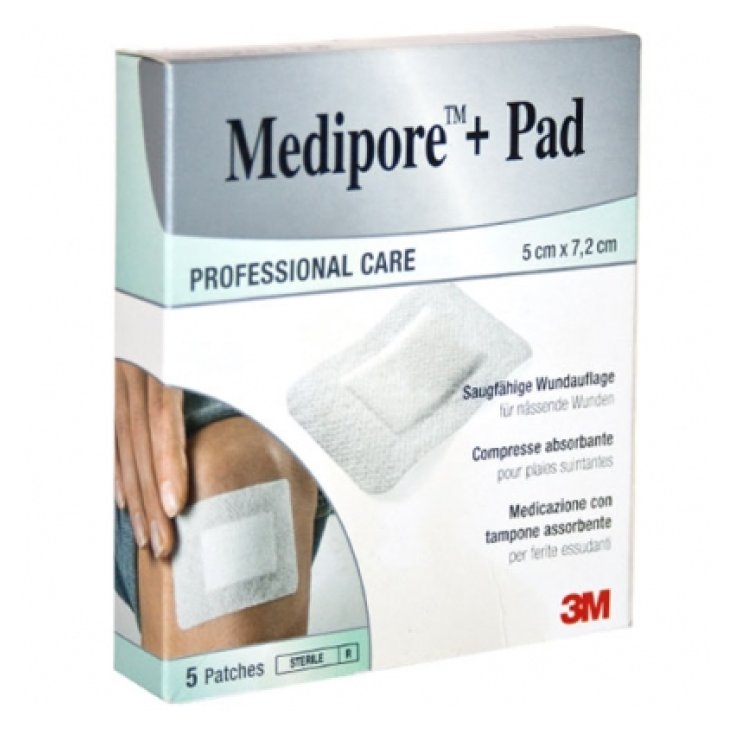 Medipore + Almohadilla 3M 5 Piezas de 7.2cm