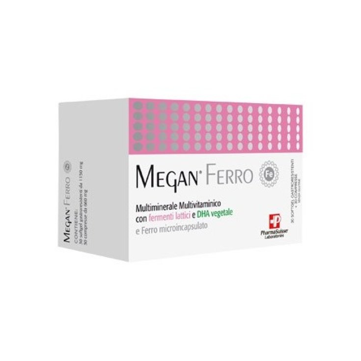 Megan Ferro PharmaSuisse 30 Cápsulas Blandas + 30 Comprimidos
