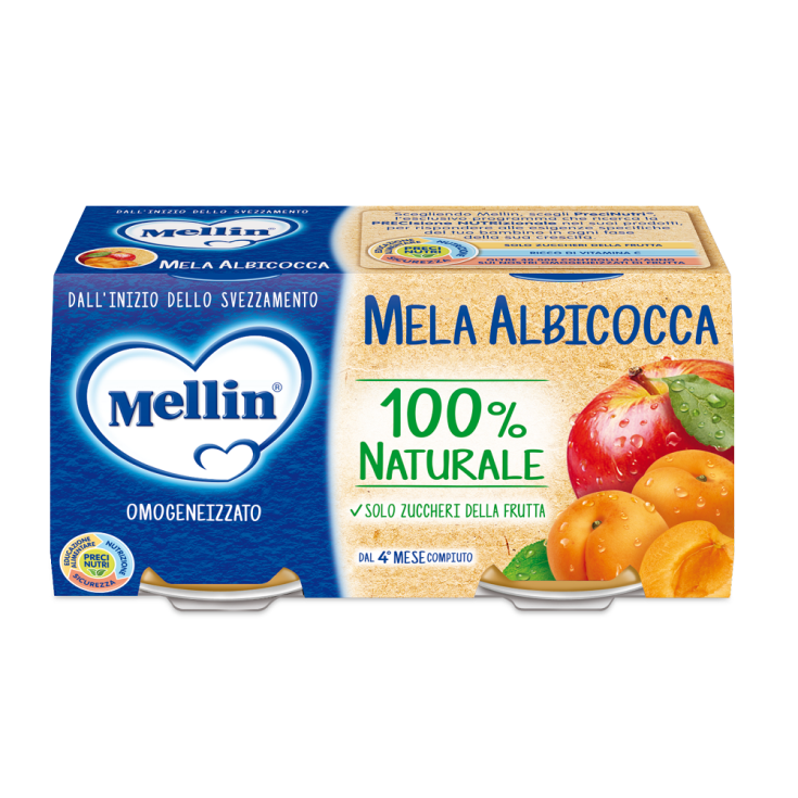 Manzana Albaricoque Mellin 2x100g