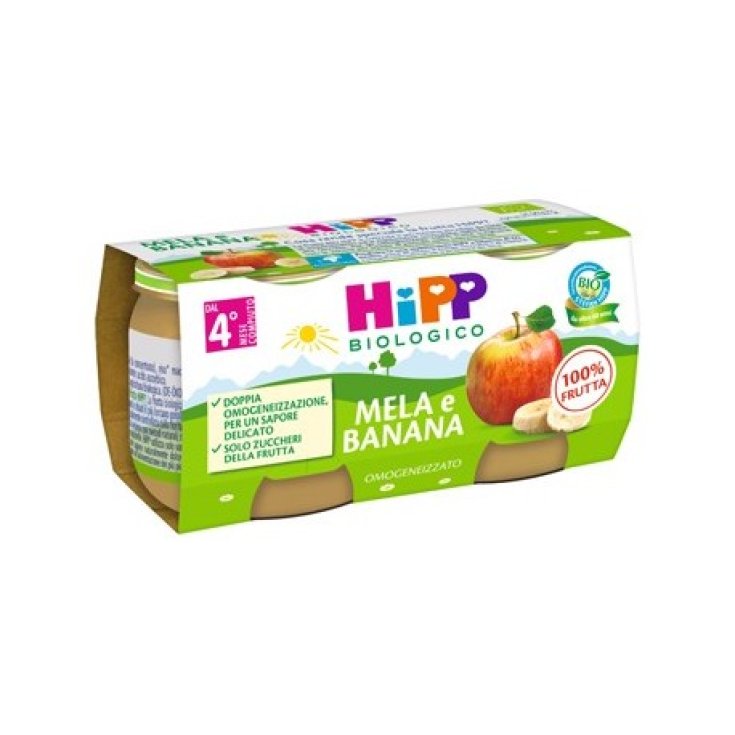 Manzana Banana Hipp Bio 2x80g