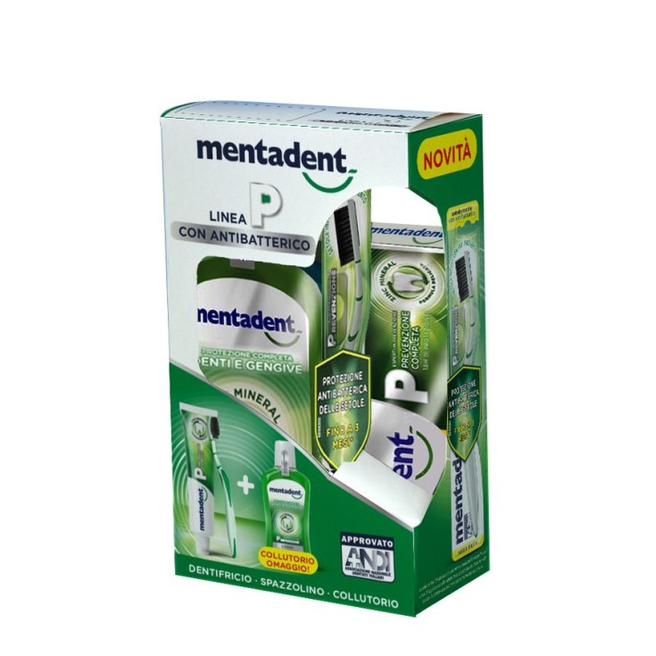 Mentadent P con paquete Tripack antibacteriano