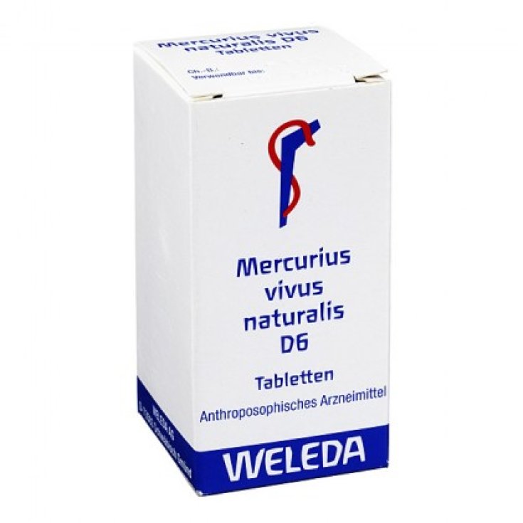 Mercurius Vivus Naturalis D6 Weleda 80 Comprimidos