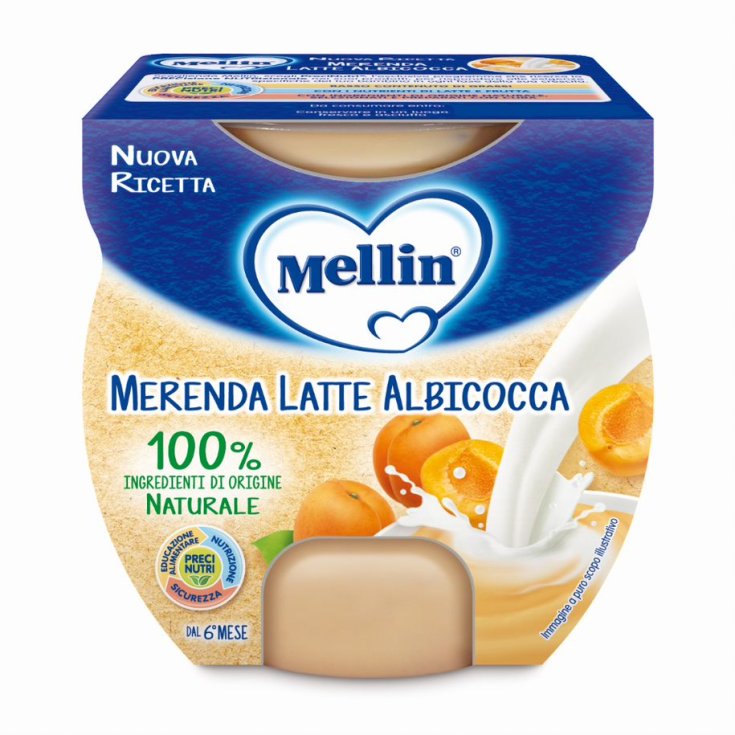 Snack Mellin de Albaricoque con Leche 2x100g