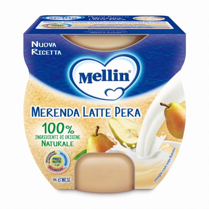 Snack de Leche Mellin Pera 2x100g