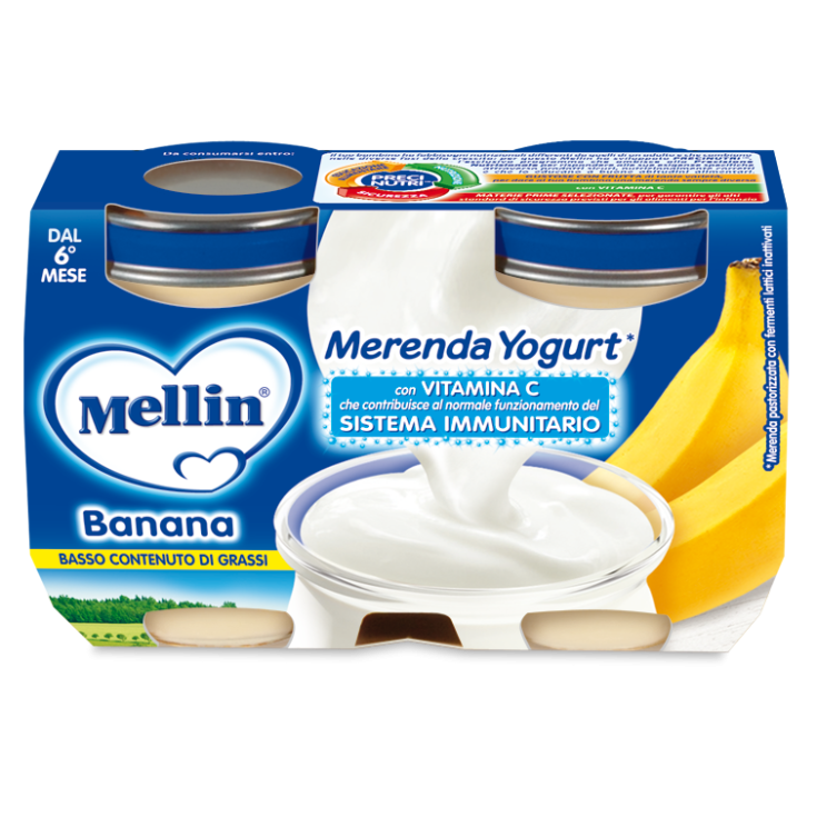 Mellin Banana Yogurt Snack 2x120g