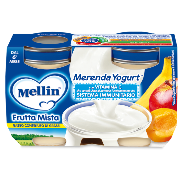 Snack Yogur Fruta Mixta Mellin 2x120g